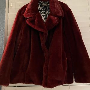 Badgley Mischka faux-fur jacket 2XL